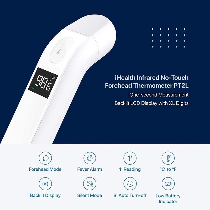 iHealth forehead thermometer is touch free