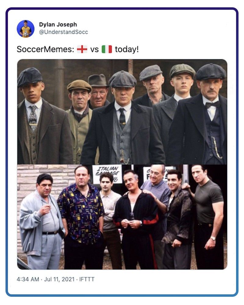 Image of Peaky Blinders and image of The Sopranos