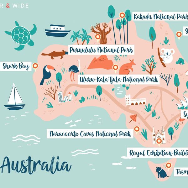 A Map of Australia’s Most Impressive World Heritage Sites