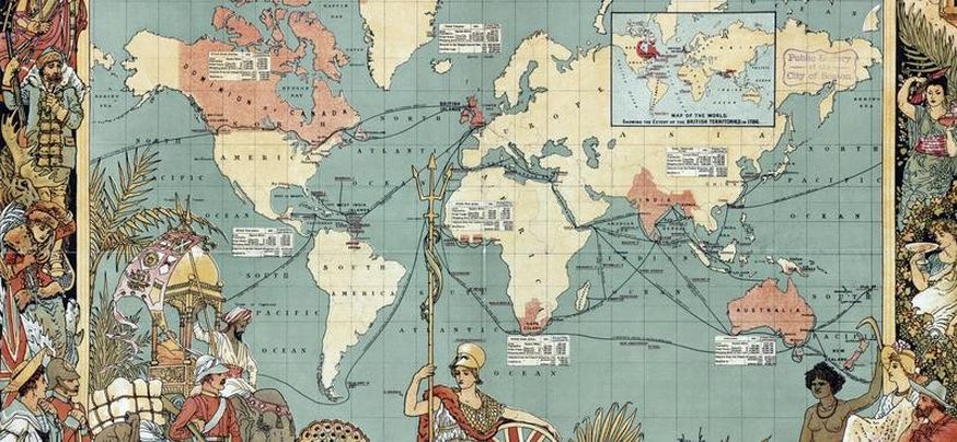 The 5 largest Empires all on one map. The cross sections show over