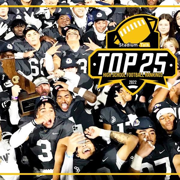 Stadium Talk Top 25 High School Football Rankings: Week 17