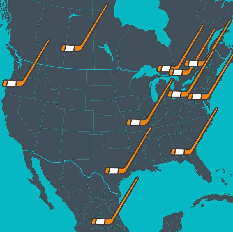 Can You Find Every NHL Team on a Map? 