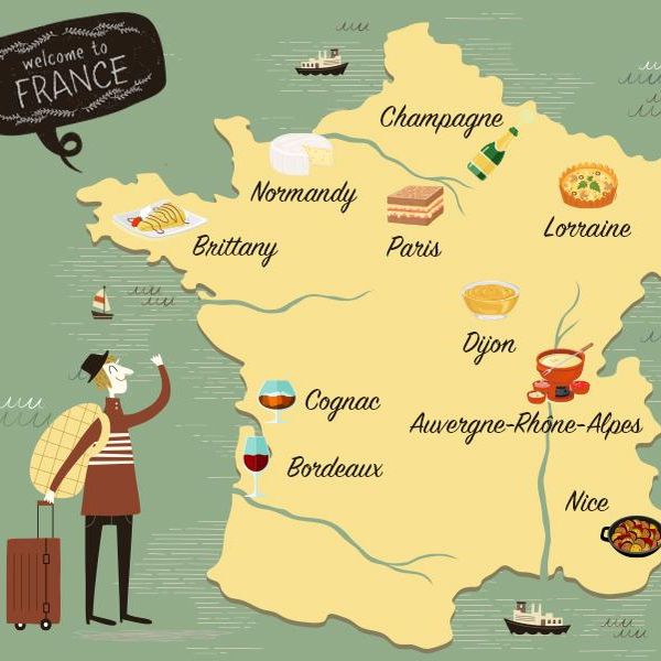 A Drool-Worthy Culinary Map of France