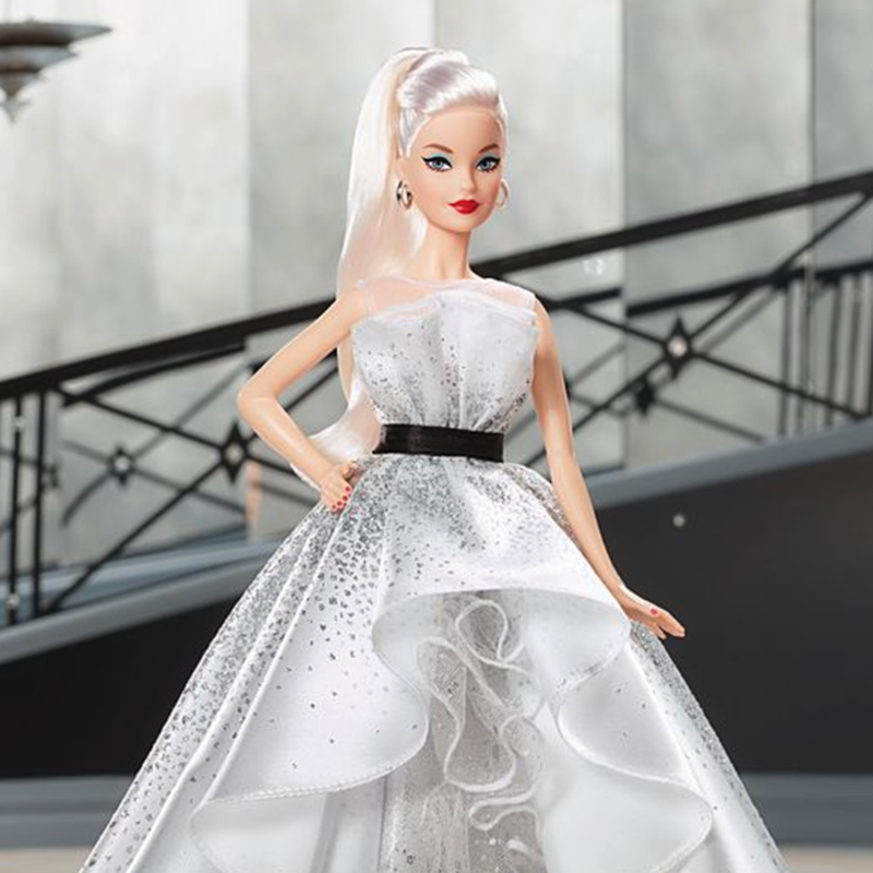 Beautiful Yellow Strapless Ball Gown Made to Fit Barbie Doll 