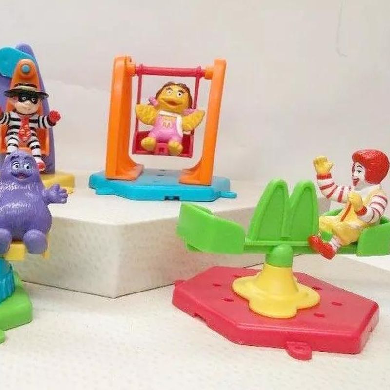 1990 McDonaldland Ronald on Carousel Carnival Happy Meal New in Original Package 
