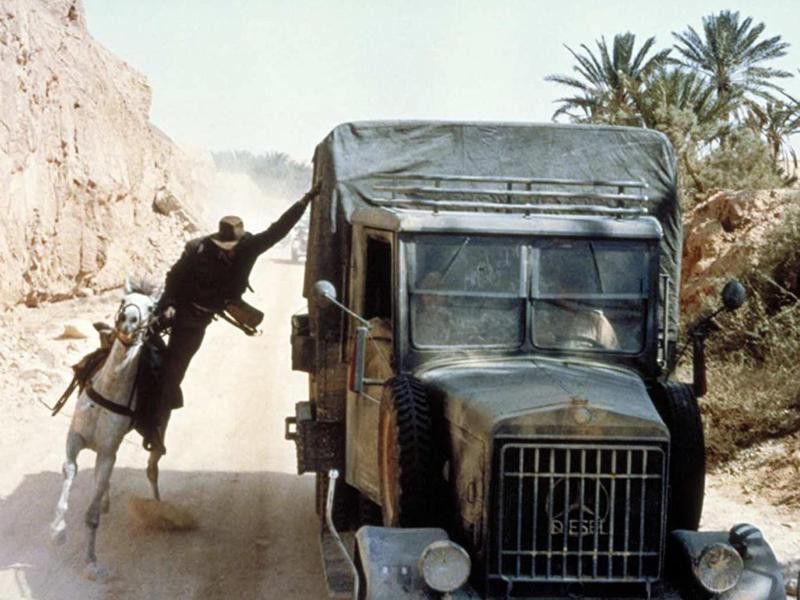Indiana Jones Being Dragged Behind a Truck