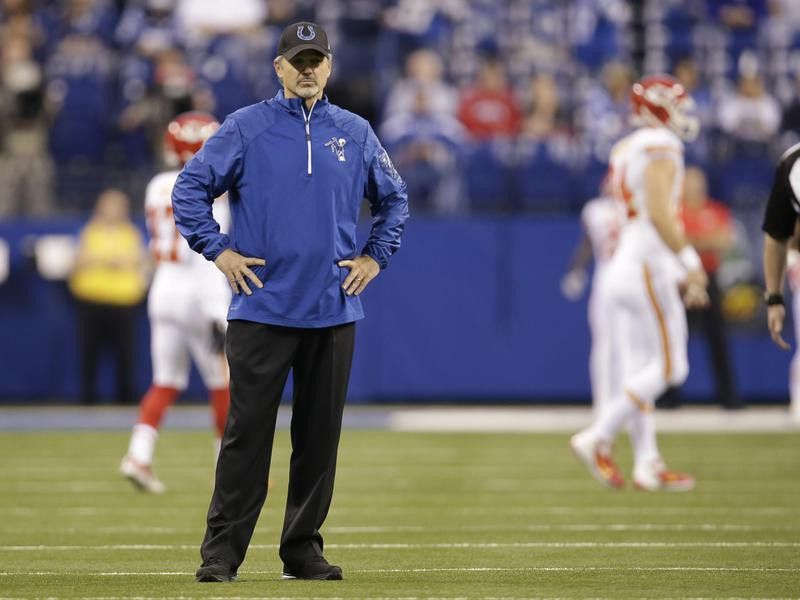 Indianapolis Colts head coach Chuck Pagano