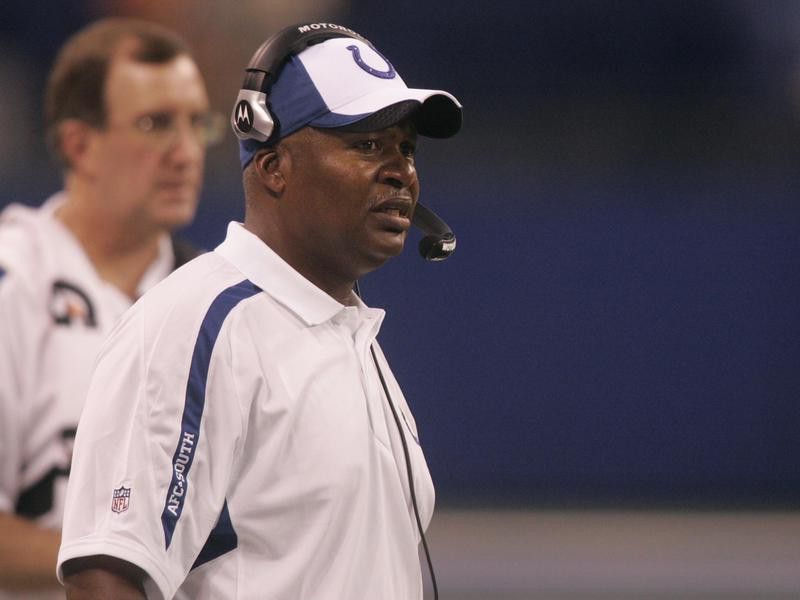 Indianapolis Colts head coach Jim Caldwell during game