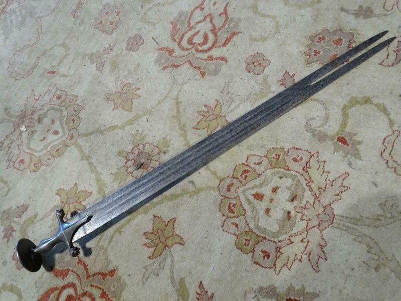 Indo-Persian Double End Blade Sword