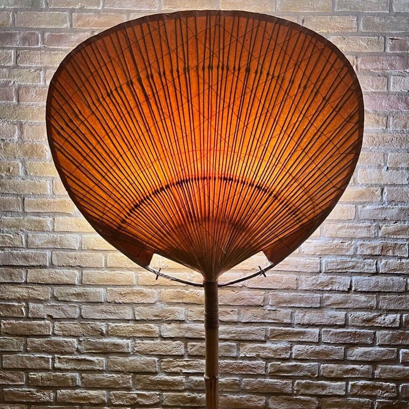 Ingo Mauer Bamboo Fan Floor Lamp