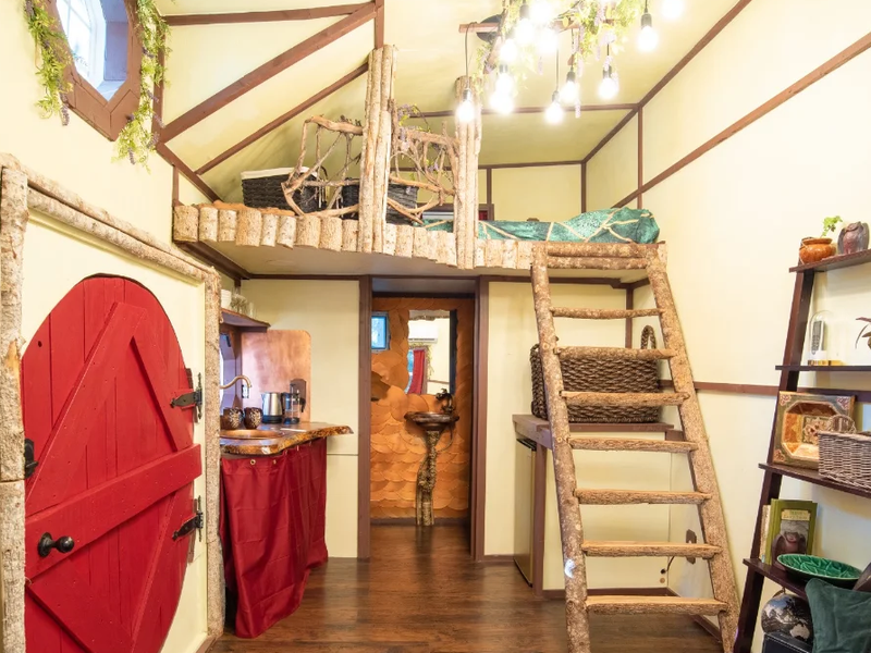 Inside tiny house for sale in Georgia