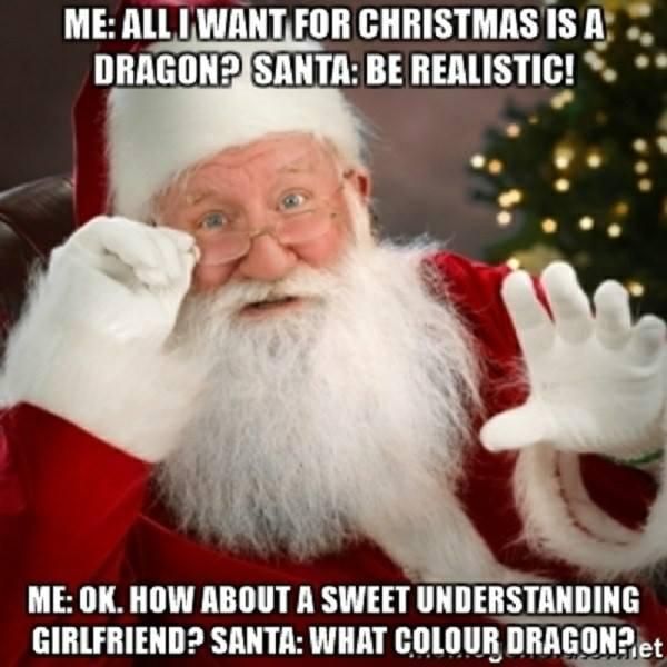 Insulting Santa meme