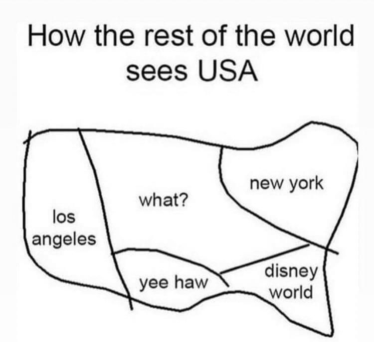 Ironic map of the United States