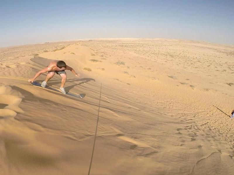 Israel Sand-Surfing