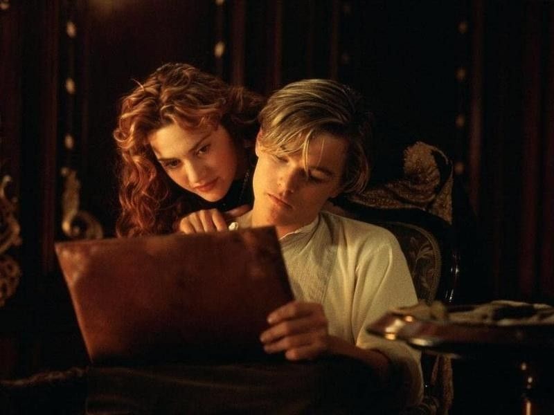 It doesn't get more romantic than in the Titanic