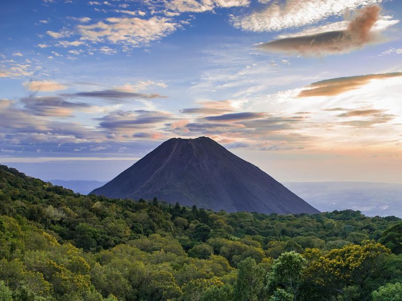 Izalco volcano in El Salvador