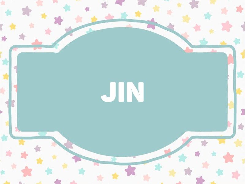 J Name Ideas: Jin