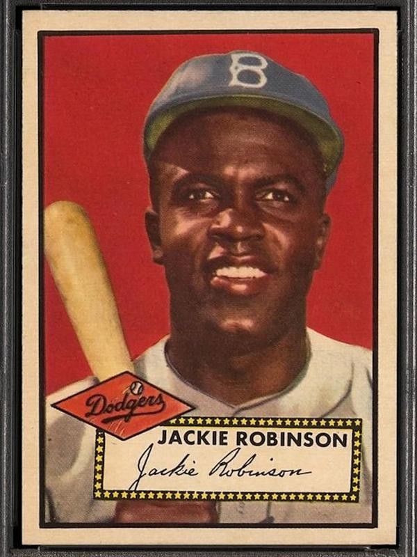 Jackie Robinson 1952 Topps card