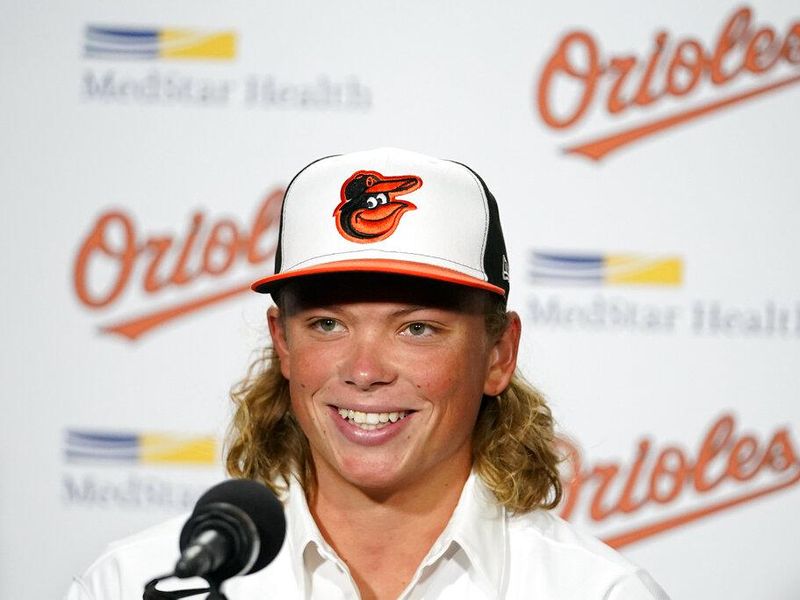 Jackson Holliday, the first overall draft pick by the Baltimore Orioles in the 2022 draft