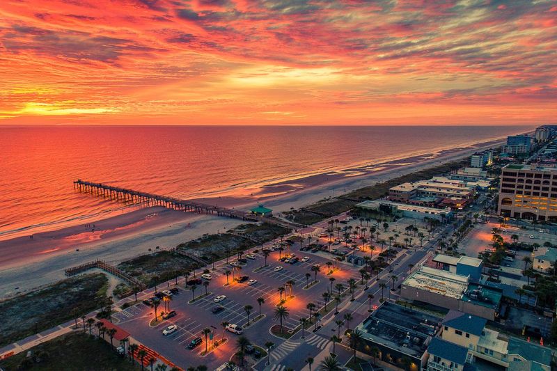 Jacksonville Beach, Florida at Sunrise