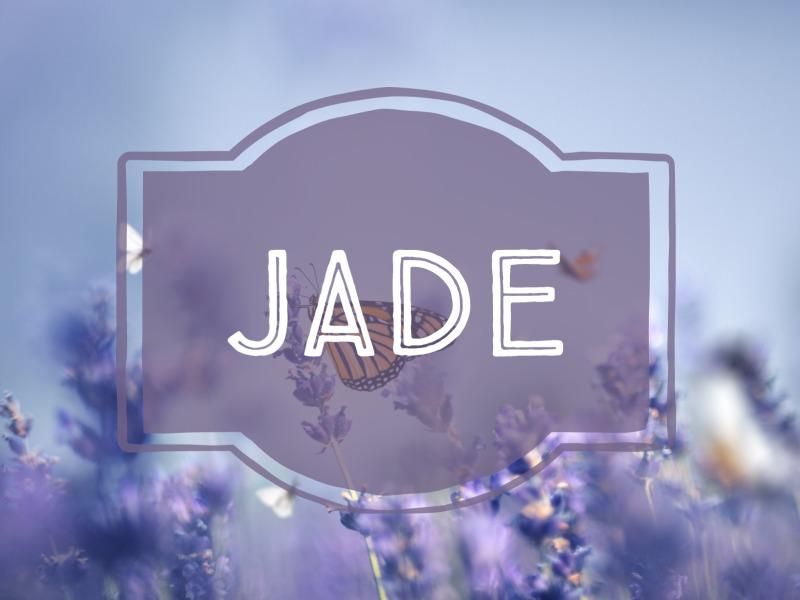 Jade nature-inspired baby name