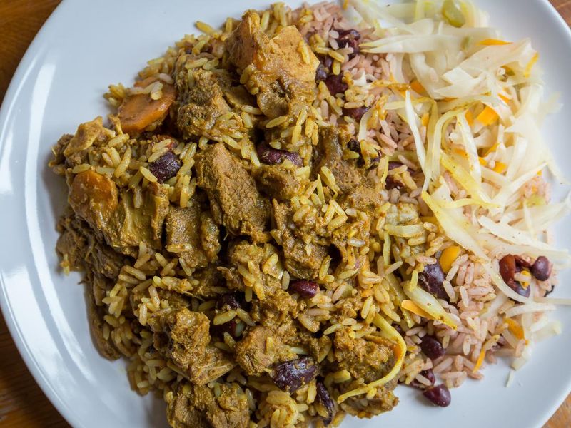 Jamaican curried goat