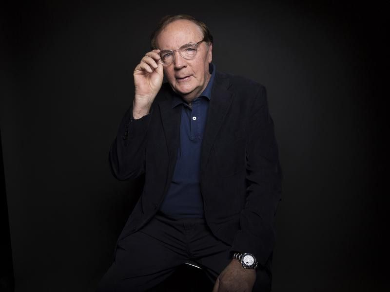 James Patterson poses for a portrait in New York