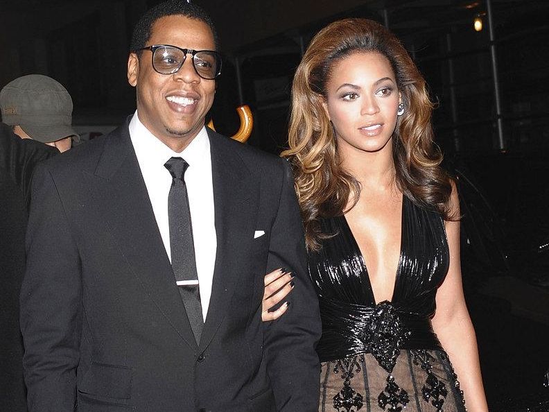 Jay-z and Beyonce look glamorous