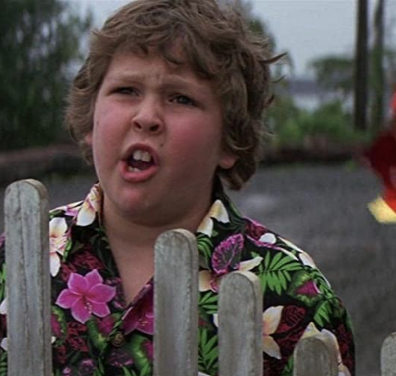 Jeff Cohen as Chunk in The Goonies