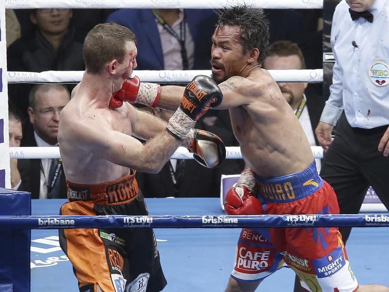 Jeff Horn and Manny Pacquiao