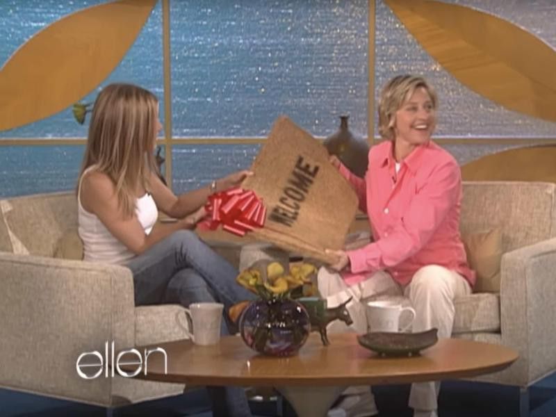 Jen Aniston on the Ellen DeGeneres Show