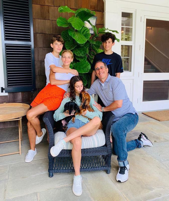 Jerry Seinfeld and his family