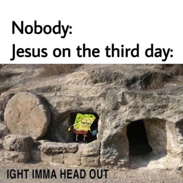 Jesus on the third day