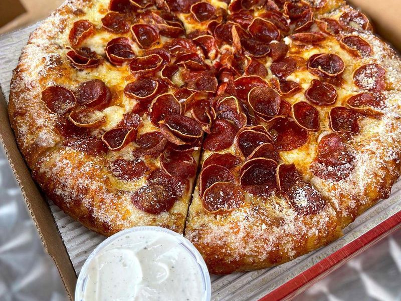 Jet's pepperoni pizza box
