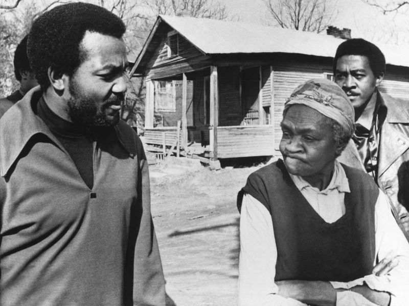 Jim Brown in Holly Springs, Mississippi, in 1970