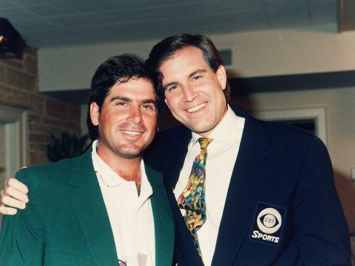 JIm Nantz and Fred Couples