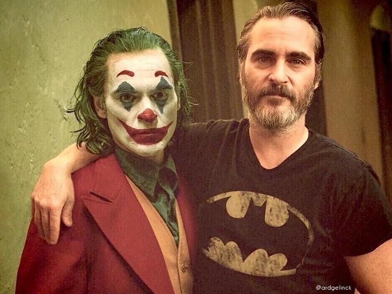 Joaquin Phoenix and the Joker