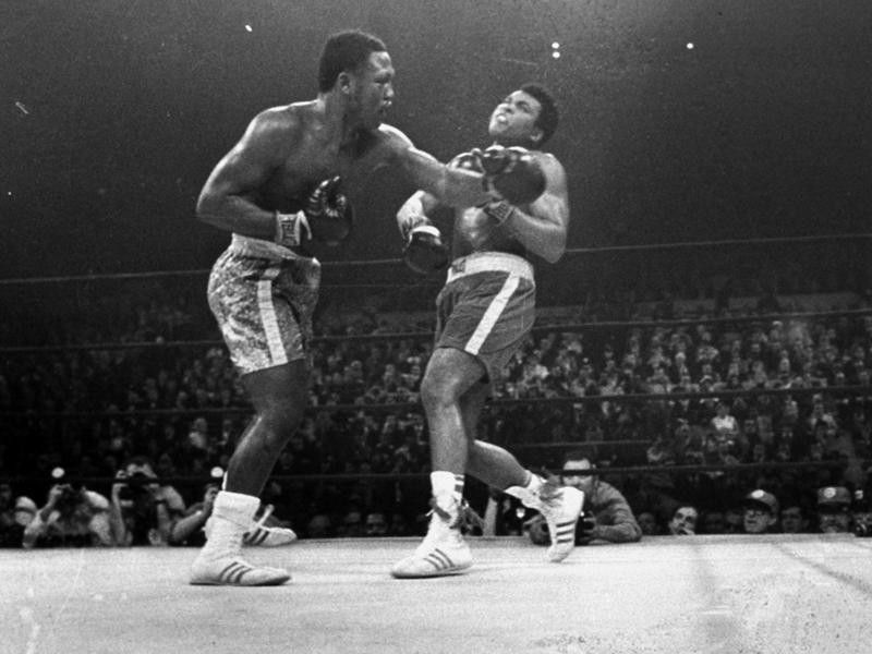 Joe Frazier and Muhammad Ali