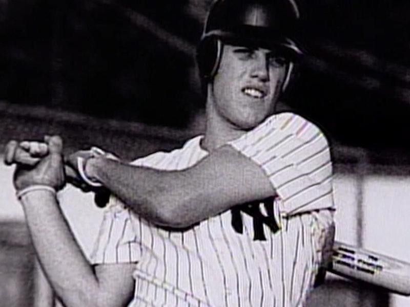 John Elway in a New York Yankees uniform