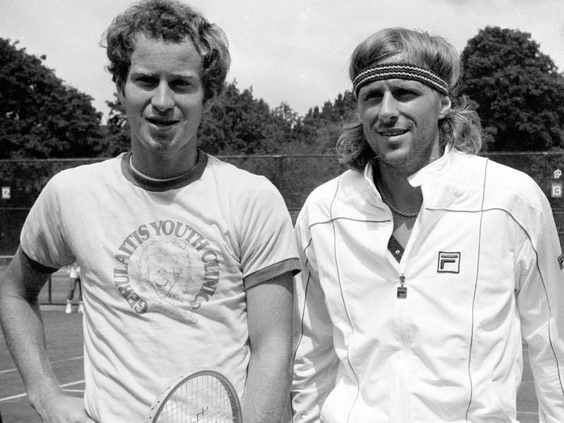 John McEnroe and Bjorn Borg