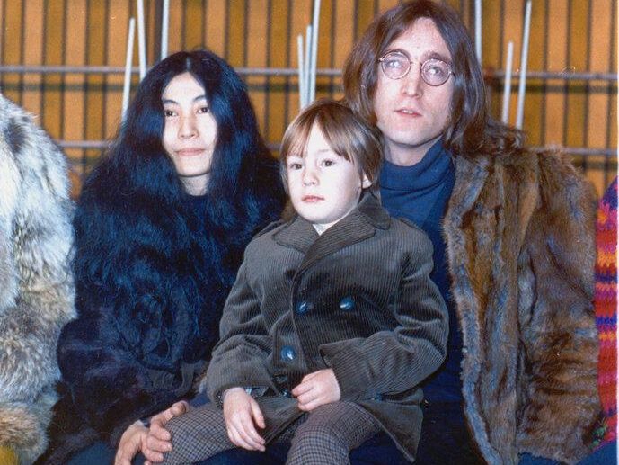 John, Yoko and Julian Lennon