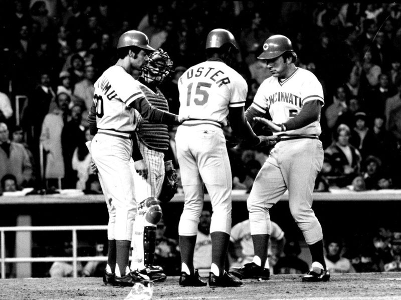 Johnny Bench, Cesar Geronimo, George Foster