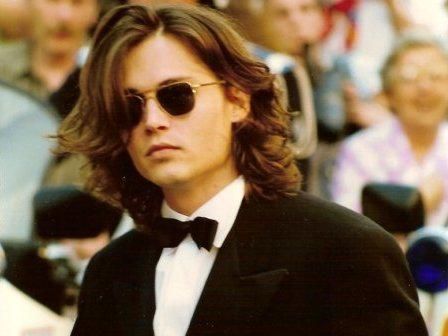 Johnny Depp at 1992 Cannes Film Festival