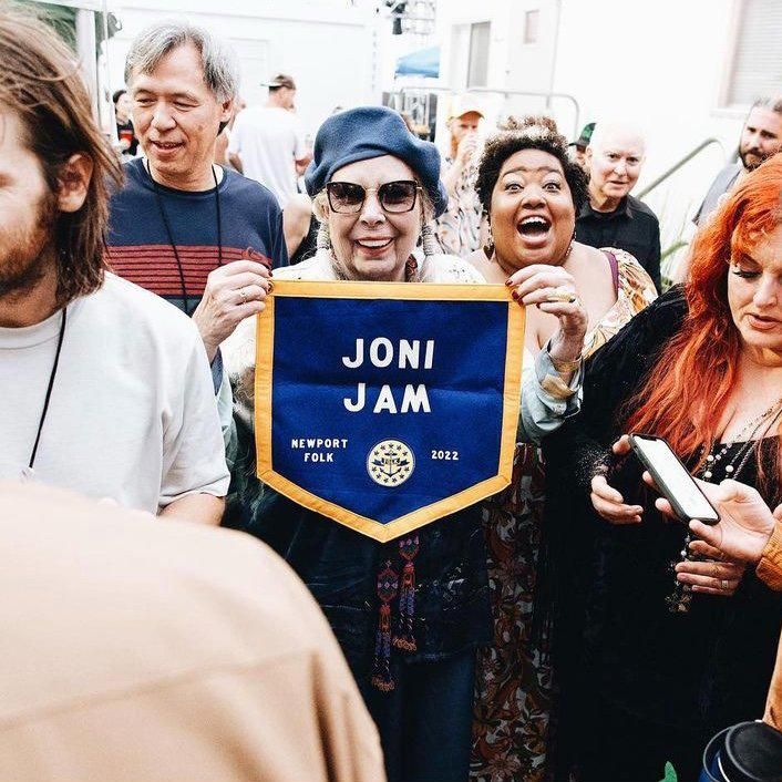 Joni Mitchell at the 2022 festival
