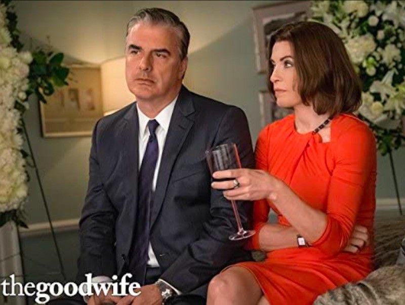 Julianna Margulies and Chris Noth in The Good Wife