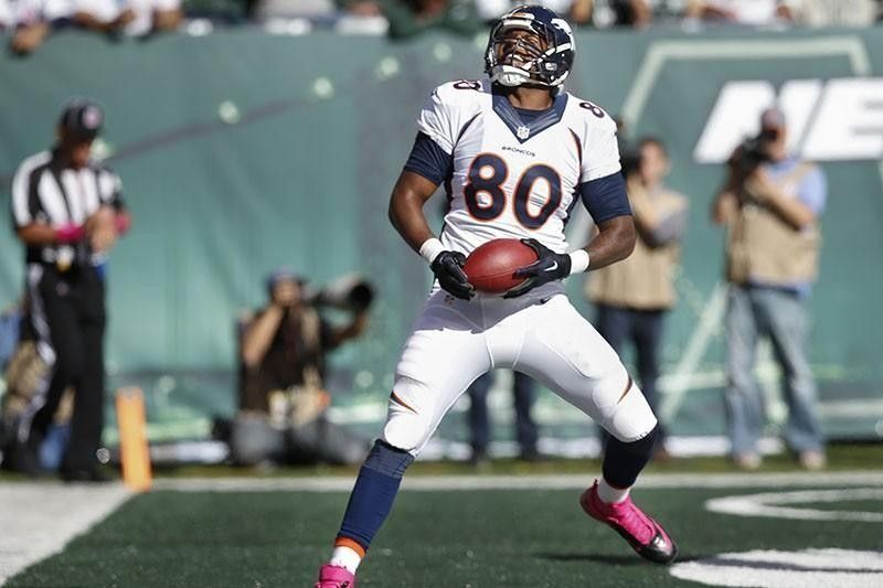 Julius Thomas catching a touchdown pass with the Denver Broncos
