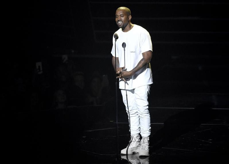 Kanye West at the MTV Video Music Awards at Madison Square Garden