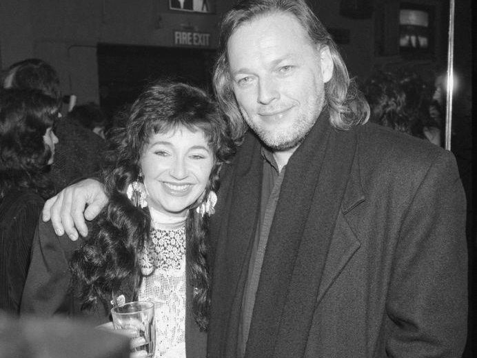 Kate Bush and Dave Gilmour