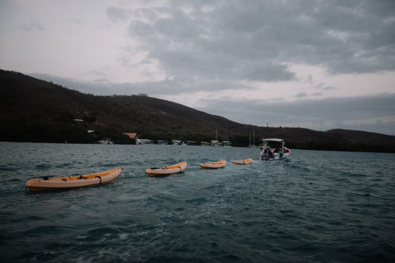 Kayak at La Parguera, Puerto Rico