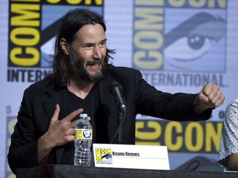 Keanu Reeves at Comic Con